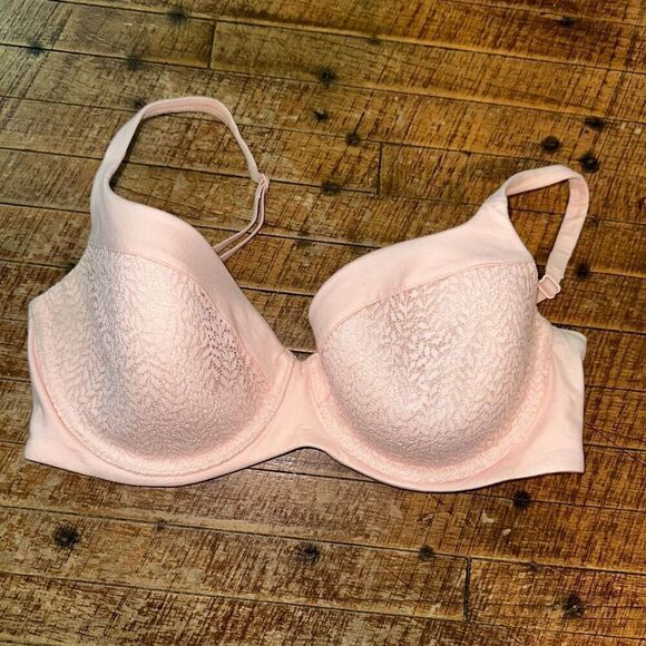 Victoria's Secret Other - Victoria’s Secret pink Lacy sexy lined Demi 34DD bra